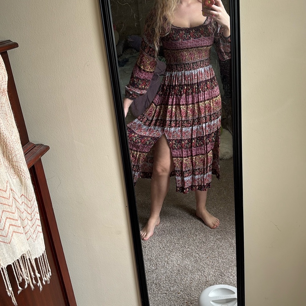 Floral boho dress